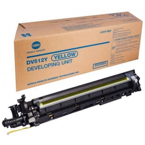 A2XN08D DV512Y developer giallo per Konica-Minolta BIZHUB C 224 (600.000pg) 1pz