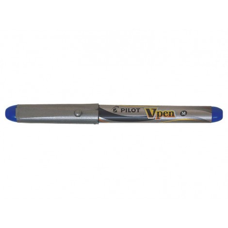 Pilot VPEN – Penna stilografica usa e getta ad inchiostro liquido, tratto 0,5mm, colore blu – Prezzo singolo, ord. minimo 12pz – 007571