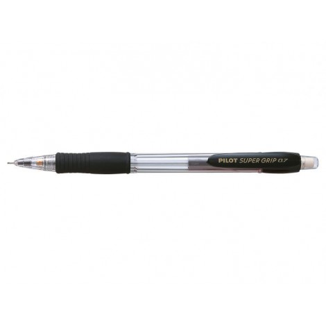 Pilot Supergrip - Portamine con grip ergonomico, gomma integrata e punta rientrante, tratto 0,7mm - Prezzo singolo, ord. minimo 12pz - 017020