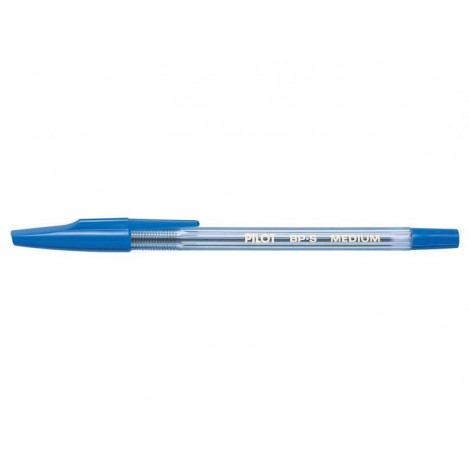 Pilot BP-S - Penna a sfera con inchiostro ad olio, livello di inchiostro visibile e ricaricabile, punta 1mm, colore blu - Prezzo singolo, ord. minimo 12pz - 001631