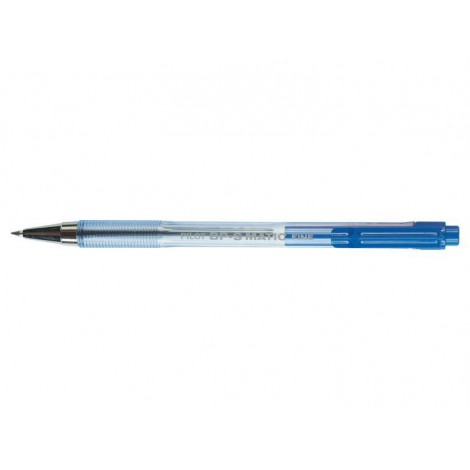 Pilot BP-S Matic – Penna a sfera dotata di riserva d`inchiostro ad olio visibile, ricaricabile, punta 0,7mm, colore blu – Prezzo singolo, ord. minimo 12pz – 001625