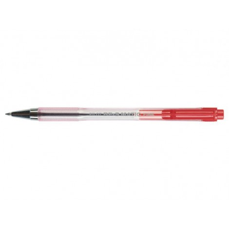 Pilot BP-S Matic – Penna a sfera dotata di riserva d`inchiostro ad olio visibile, ricaricabile, punta 0,7mm, colore rosso – Prezzo singolo, ord. minimo 12pz – 001627