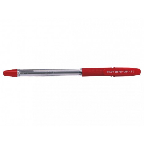Pilot BPS-GP - Penna a sfera con livello d`inchistro visibile e ricaricabile, punta fine 0,7mm, tratto 0,27mm, colore rosso - Prezzo singolo, ord. minimo 12pz - 001582