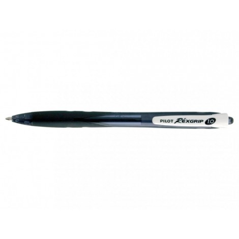 Pilot Rexgrip Begreen - Penna a sfera ricaricabile realizzata con materiali riciclati, punta 1mm, colore nero - Prezzo singolo, ord. minimo 12pz - 040010
