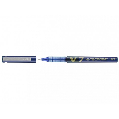 Pilot Hi-Tecpoint V7 – Penna punta ad ago con inchiostro liquido, punta 0,7mm, colore blu – Prezzo singolo, ord. minimo 12pz – 011711