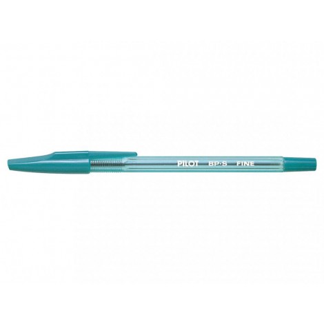 Pilot BP-S – Penna a sfera dotata di riserva d`inchiostro ad olio visibile, ricaricabile, punta 0,7mm, colore verde – Prezzo singolo, ord. minimo 12pz – 001609