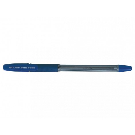 Pilot BPS-GP - Penna a sfera con inchiostro ad olio, livello di inchiostro visibile e ricaricabile, punta 1mm, colore blu - Prezzo singolo, ord. minimo 12pz - 001586