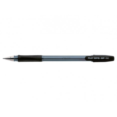 Pilot BPS-GP – Penna a sfera con inchiostro ad olio, livello di inchiostro visibile e ricaricabile, punta 1mm, colore nero – Prezzo singolo, ord. minimo 12pz – 001585