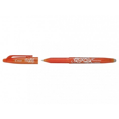 Pilot Frixion Ball - Penna a sfera ricaricabile con inchiostro termo sensibile e cancellabile, punta 0,7mm, colore arancione - Prezzo singolo, ord. minimo 12pz - 006598