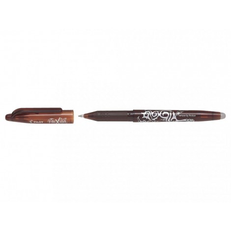 Pilot Frixion Ball - Penna a sfera ricaricabile con inchiostro termo sensibile e cancellabile, punta 0,7mm, colore marrone - Prezzo singolo, ord. minimo 12pz - 006607