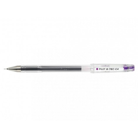 Pilot G-TEC – Penna roller ricaricabile con grip ergonomico, punta 0,4mm, colore viola – Prezzo singolo, ord. minimo 12pz –  011658