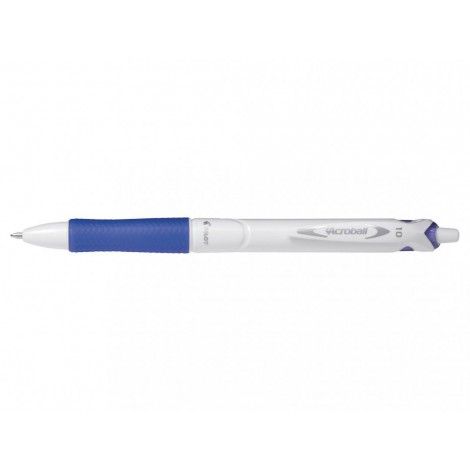 Pilot Acroball Pure White Begreen - Penna a sfera con inchiostro ad asciugatura rapida e ricaricabile, grip ergonomico, punta 1mm, colore blu - Prezzo singolo, ord. minimo 10pz - 011294