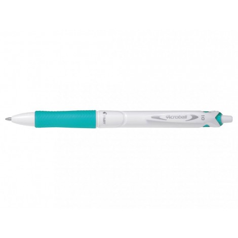 Pilot Acroball Pure White Begreen – Penna a sfera con inchiostro ad asciugatura rapida e ricaricabile, grip ergonomico, punta 1mm, colore verde – Prezzo singolo, ord. minimo 10pz – 011296