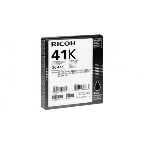 405761 Type GC41K cartuccia gel nero per Ricoh AFICIO SG 3110DN (2.500pg) 1pz