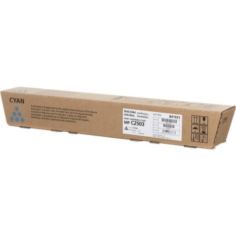 841931 Type C2503 toner ciano per Ricoh AFICIO MP C2003 (4.580pg) 1pz