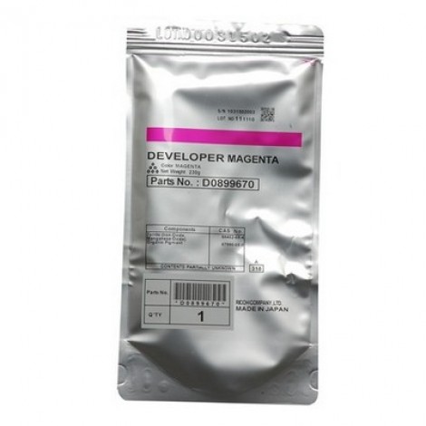 D0899670 Developer magenta per Ricoh AFICIO MP C3001 (240.000pg) 1pz