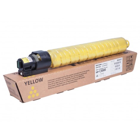 842031 Type MPC3000E toner giallo per Ricoh AFICIO MP C2500 (12.500pg) 1pz