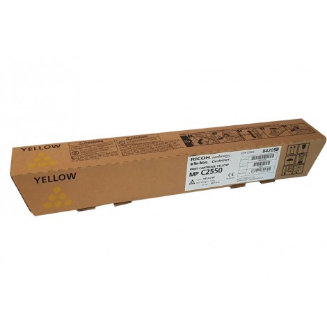 842470 Type MPC2550E toner giallo per Ricoh AFICIO MP C2030 (4.580pg) 1pz
