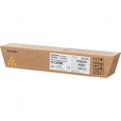 821282 Type SPC430E toner giallo per Ricoh AFICIO SP C430DN (15.000pg) 1pz