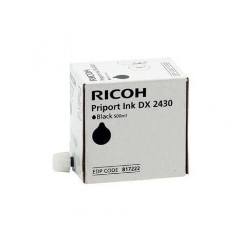 817222 Type 2430 inchiostro nero per Ricoh PRIPORT DX 2330 (500ml) 1pz
