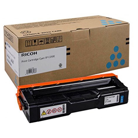407544 Toner ciano per Ricoh SP C250SF (1.600pg) 1pz