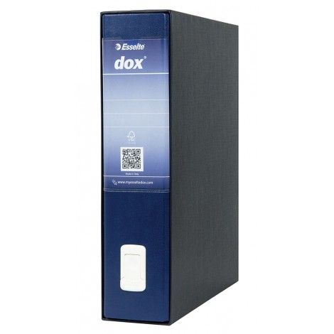 Esselte Registratore protocollo Dox2 d.8 cm blu, 29x35cm - 1pz - D26204