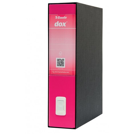 Esselte Registratore protocollo Dox2 d.8 cm fucsia, 29x35cm – 1pz – D26200