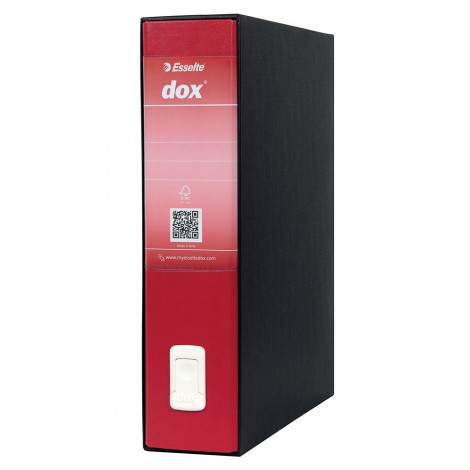 Esselte Registratore protocollo Dox2 d.8 cm rosso, 29x35cm – 1pz - D26211