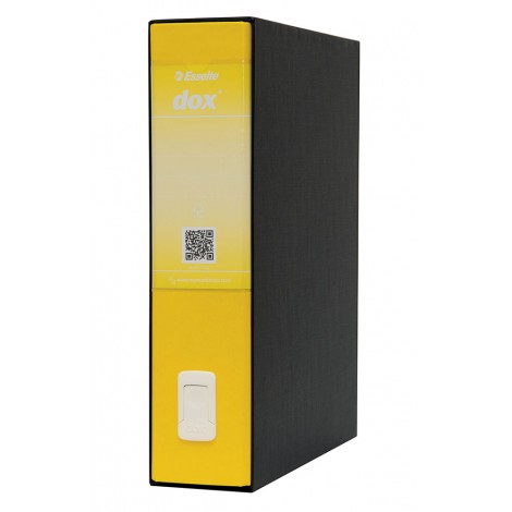 Esselte Registratore protocollo Dox2 d.8 cm giallo, 29x35cm – 1pz – D26206