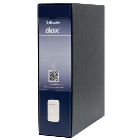 Esselte Registratore commerciale Dox1 d.8 cm blu, 28,8X31,5cm - 1pz - D26104