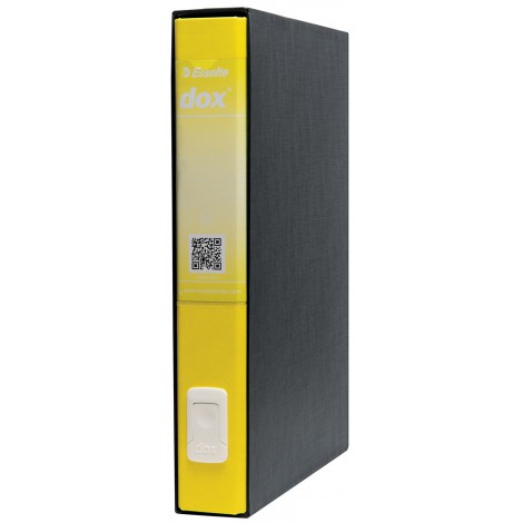 Esselte Registratore protocollo Dox5 d.5 cm giallo, 28,8×35,2cm – 1pz – D26506