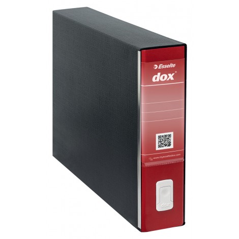 Esselte Registratore Formato XL Dox10 d.8 cm rosso, 46x31,5cm - 1pz - 000213B1