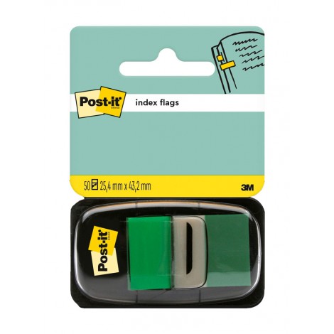 Post-It 50 Segnapagina 680-3 25,4×43,6mm, colore verde – 1pz – 7000029856