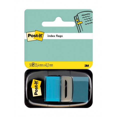 Post-It 50 Segnapagina Post-it 680-21 25,4×43,6mm, colore azzurro vivace – 1pz – 7000144930