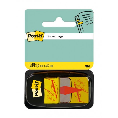 Post-It 50 Segnapagina Post-it Index FIRMA QUI 25,4x43,2mm - 1pz - 7000144931