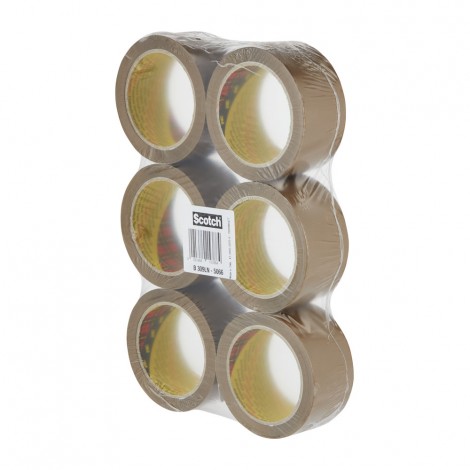 Scotch Nastro adesivo 309CB, 50mm x 66m, colore avana - 7000095477