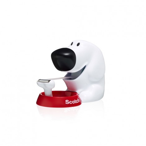 Scotch Dispenser a forma di cane per nastro adesivo di dimensioni massime 19mm x 38m - 1pz - 7100042621