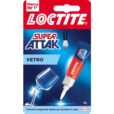 Superattak Colla per vetro - Adesivo speciale, 3gr - 1pz - 2632280