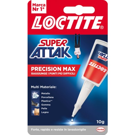 Superattak Colla Precision XL - Adesivo istantaneo universale, 10gr - 1pz - 2631647