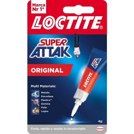 Superattak Colla Maxi - Adesivo istantaneo universale, 4gr - 1pz - 2632815