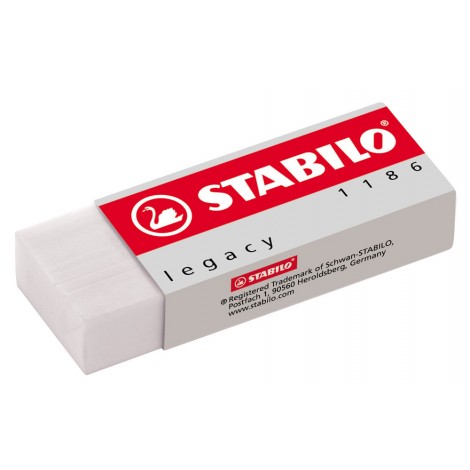 Stabilo Gomma LEGACY rettangolare, senza PVC - 1186/20