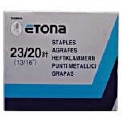 Etona 23/20 - Punti per cucitrici - Scatola 1000 punti in filo metallico -  C92EO2066