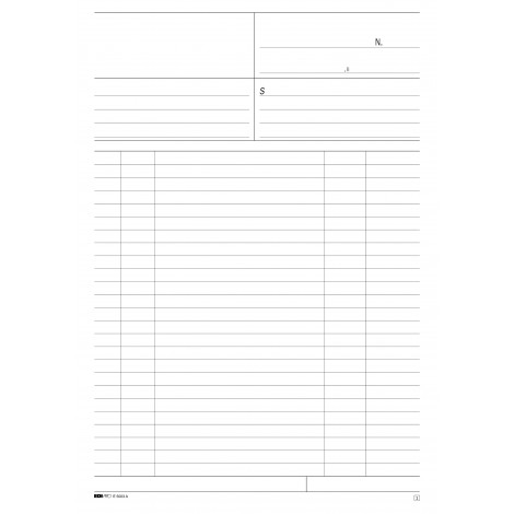 Edipro Blocco multiuso, 50 pagine per 2 copie, autoricalcante, 22x29,7cm - Prezzo singolo, ord. minimo 5pz - E5003A
