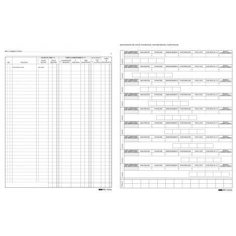 Edipro Registro cespiti ammortizzabili numerate, 24,5x31cm - Prezzo singolo, ord. minimo 5pz - E2296
