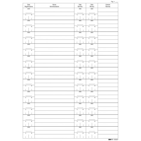Edipro Registro numerato di nomina e revoca amministratori, 21x29,7cm - Prezzo singolo, ord. minimo 5pz - E2527