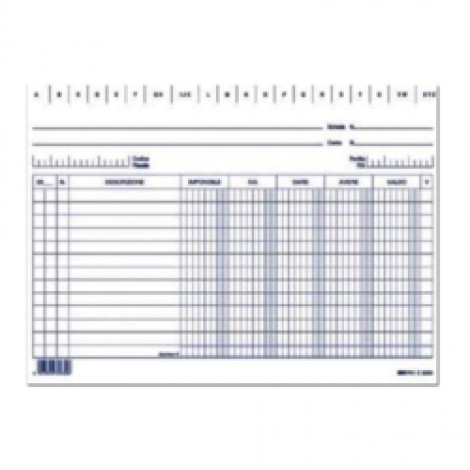 Edipro Schede dare/avere/saldo IVA, 17x24cm - 100pz - E3379