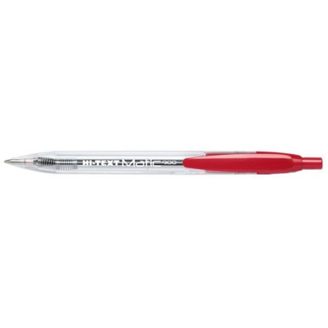 Etafelt 900 Matic - Penna a sfera con punta in carburo di tungsteno, tratto 1mm, colore rosso - 24pz - 20900RF024SM/002 - C92ET0022