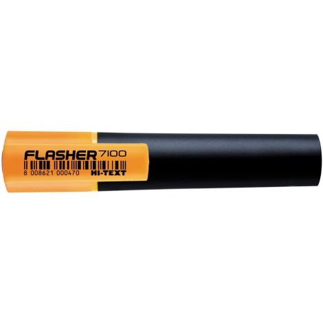 Etafelt Evidenziatore HI-TEXT 7100 FLASHER, punta a scalpello, tratto 5mm, colore arancione  - 27100HF010SM/106 - C92ET0063