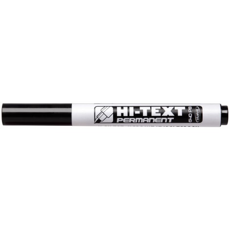 Etafelt Hi-Text 640 – Marcatore permanente con inchiostro a base d`alcool, tratto 2-6mm, colore nero – 12pz – 20640PE012SMC/001- C92ET0131