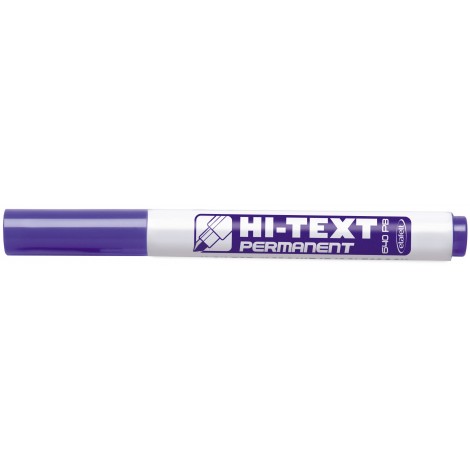 Etafelt Hi-Text 640 – Marcatore permanente con inchiostro a base d`alcool, tratto 2-6mm, colore blu – 12pz – 20640PE012SMC/003 - C92ET0133